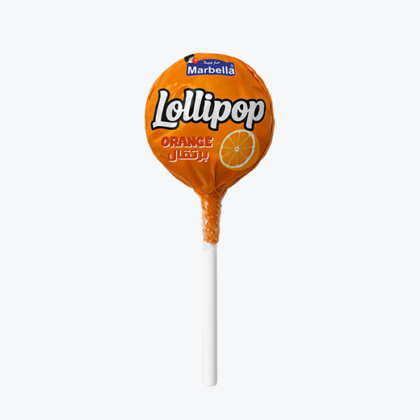 Orange lollipop